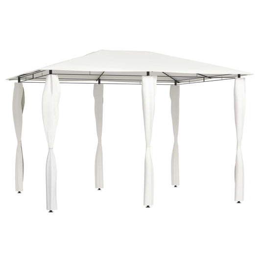 vidaXL Gazebo with Post Covers 3x4x2.6 m Cream 160 g/må_