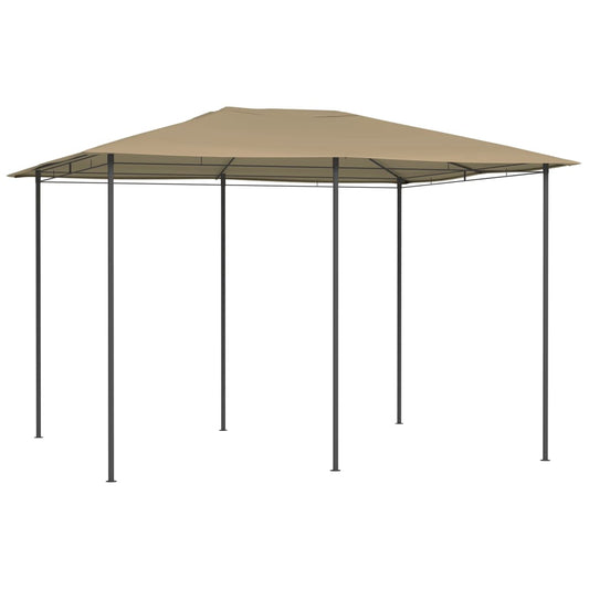 vidaXL Gazebo 3x4x2.6 m Taupe 160 g/må_