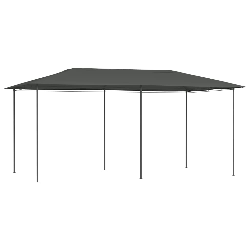 vidaXL Gazebo 3x6x2.6 m Anthracite 160 g/må_