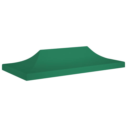 vidaXL Party Tent Roof 6x3 m Green 270 g/må_