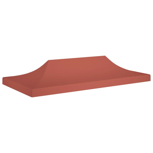 vidaXL Party Tent Roof 6x3 m Terracotta 270 g/må_