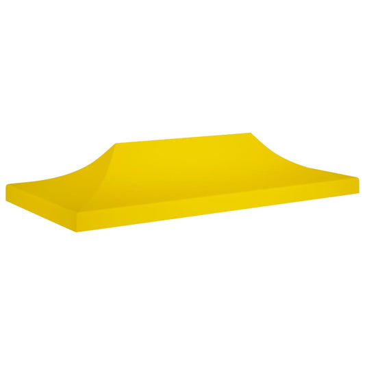 vidaXL Party Tent Roof 6x3 m Yellow 270 g/må_