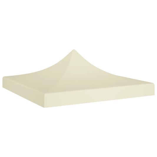 vidaXL Party Tent Roof 2x2 m Cream 270 g/må_