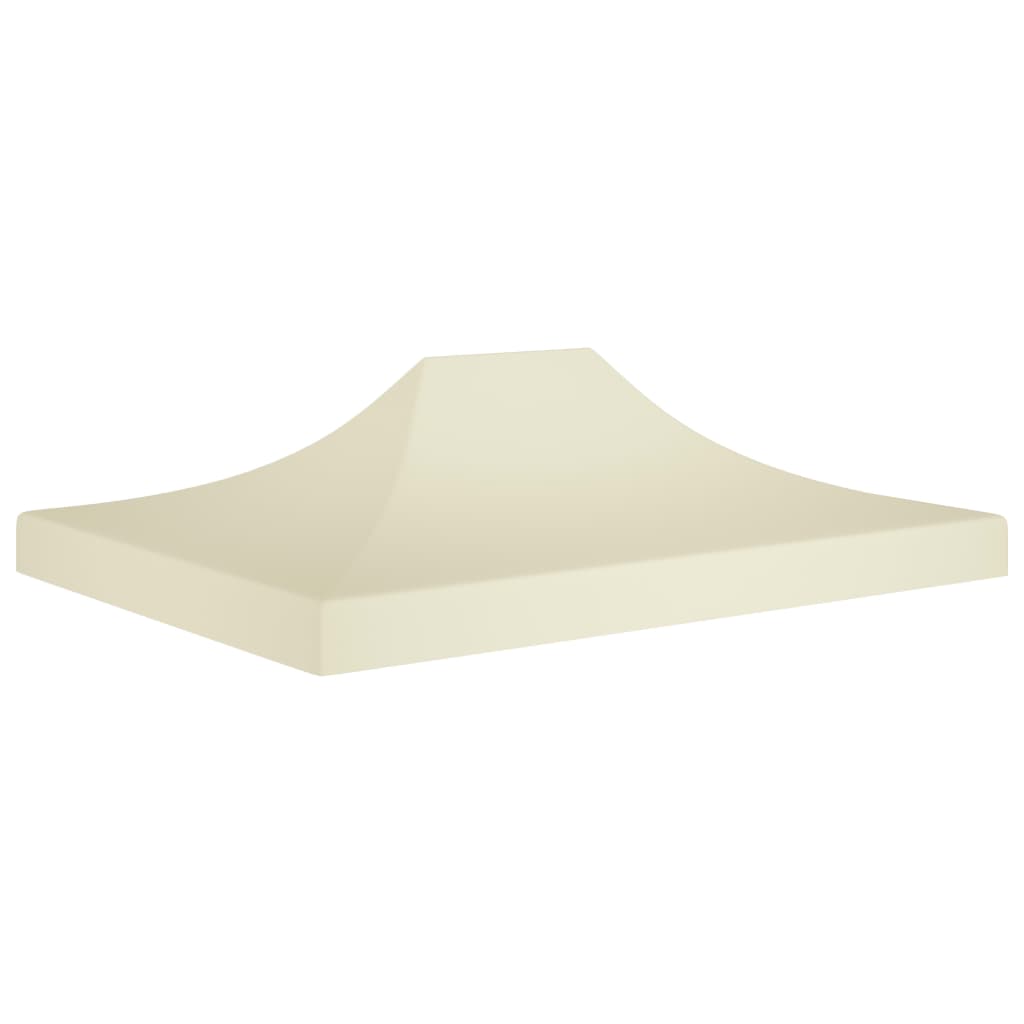vidaXL Party Tent Roof 4x3 m Cream 270 g/må_