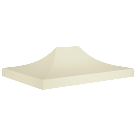 vidaXL Party Tent Roof 4x3 m Cream 270 g/må_