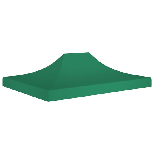 vidaXL Party Tent Roof 4x3 m Green 270 g/må_