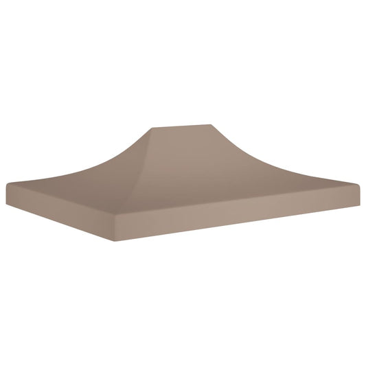 vidaXL Party Tent Roof 4x3 m Taupe 270 g/må_