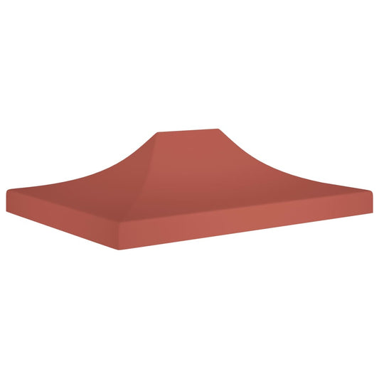 vidaXL Party Tent Roof 4x3 m Terracotta 270 g/må_