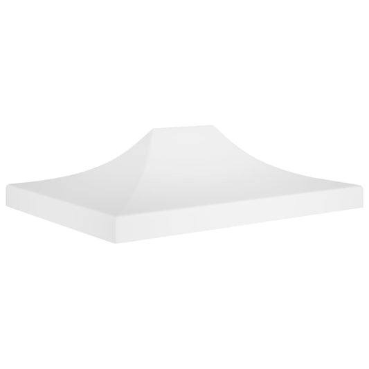 vidaXL Party Tent Roof 4.5x3 m White 270 g/må_