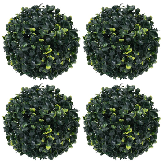vidaXL Artificial Boxwood Balls 4 pcs 12 cm