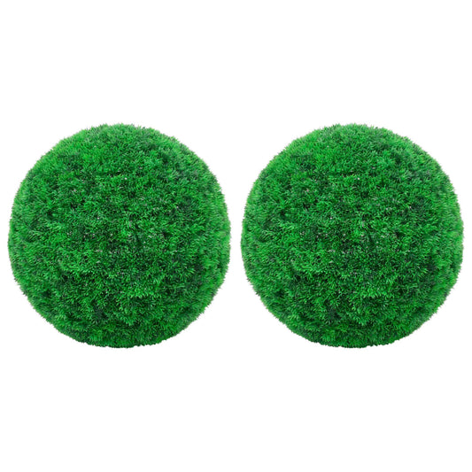 vidaXL Artificial Boxwood Balls 2 pcs 35 cm
