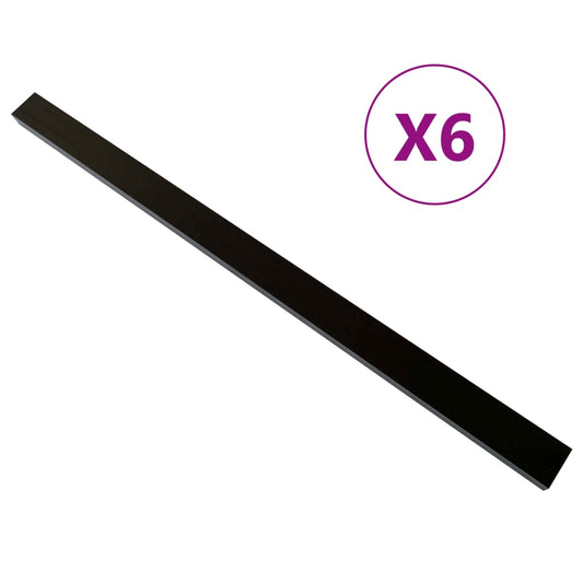 vidaXL Decking Joist 6 pcs Black 170x8.5x4.5 cm WPC