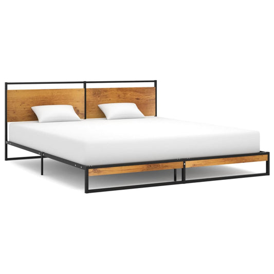 vidaXL Bed Frame Metal 180x200 cm 6FT Super King