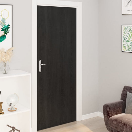 vidaXL Self-adhesive Door Films 4 pcs Dark Wood 210x90 cm PVC