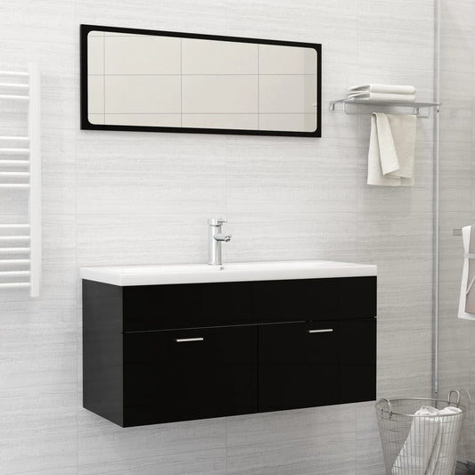 vidaXL Built-in Basin with Faucet 101x39x18 cm Ceramic White