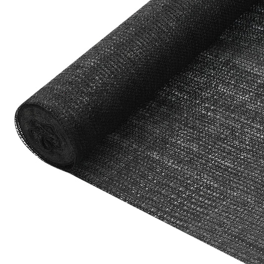 vidaXL Privacy Net Black 3.6x50 m HDPE 75 g/må_