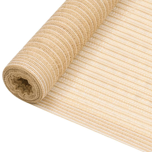 vidaXL Privacy Net Beige 1.5x50 m HDPE 195 g/må_
