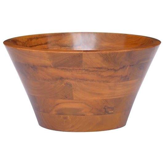vidaXL Basin Solid Teak Wood ë_40x20 cm