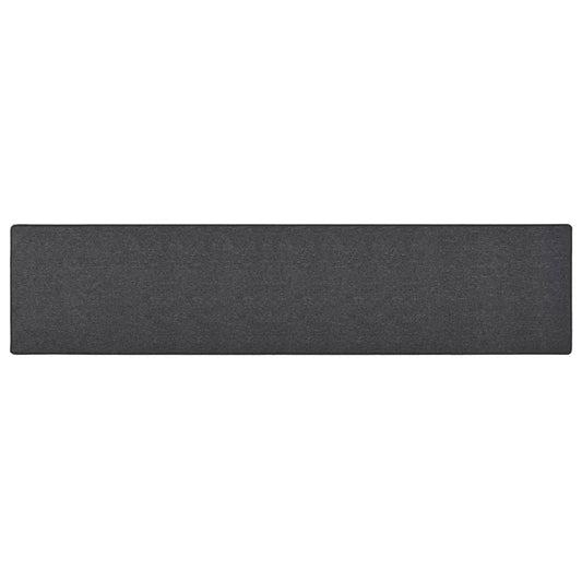 vidaXL Carpet Runner Anthracite 80x400 cm