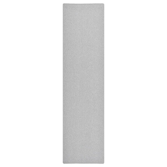 vidaXL Carpet Runner Light Grey 80x300 cm