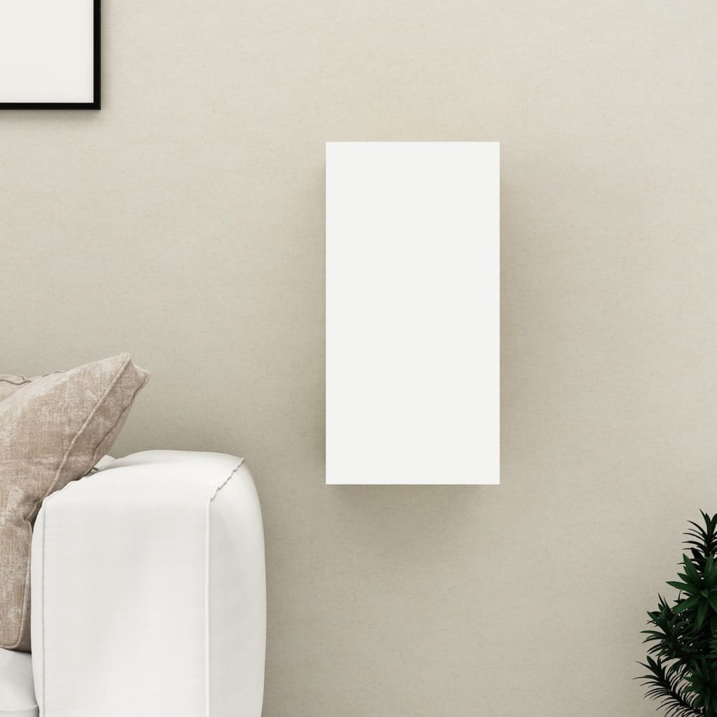 vidaXL TV Cabinet White 30.5x30x60 cm Engineered Wood