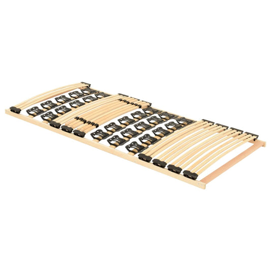 vidaXL Bed Frame with 38 Slats 80x200 cm