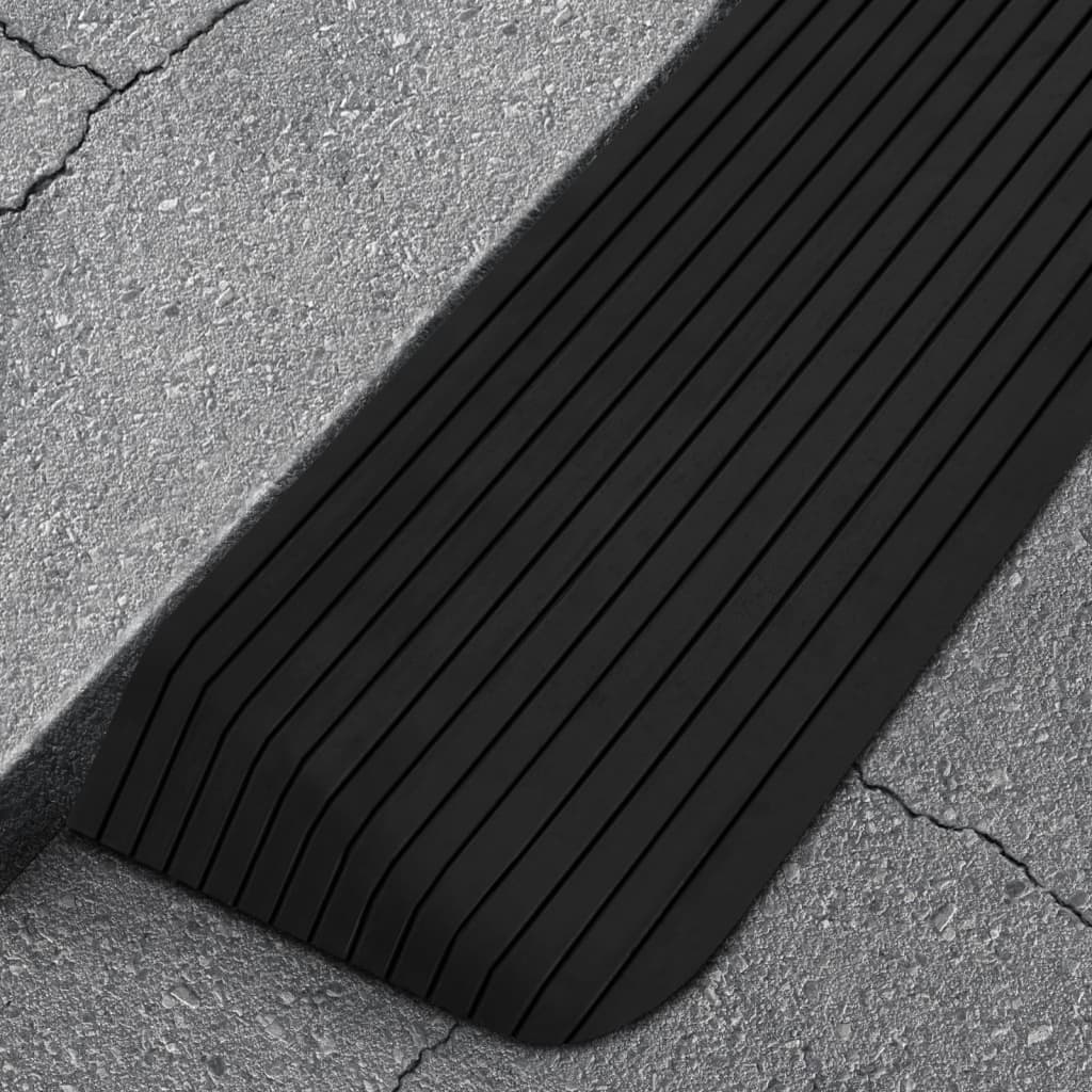 vidaXL Threshold Ramp 110x41x5 cm Rubber
