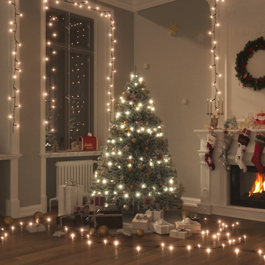 vidaXL LED String with 300 LEDs Warm White 30 m PVC