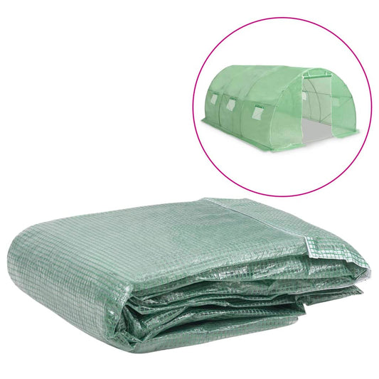 vidaXL Greenhouse Replacement Cover (13.5 må_) 300x450x200 cm Green