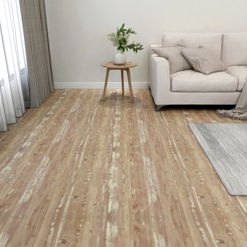 vidaXL Self-adhesive Flooring Planks 20 pcs PVC 1.86 må_ Brown