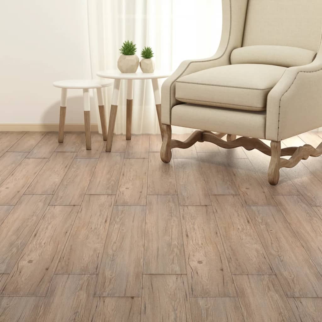 vidaXL Self-adhesive PVC Flooring Planks 5.21 m? 2 mm Oak Brown