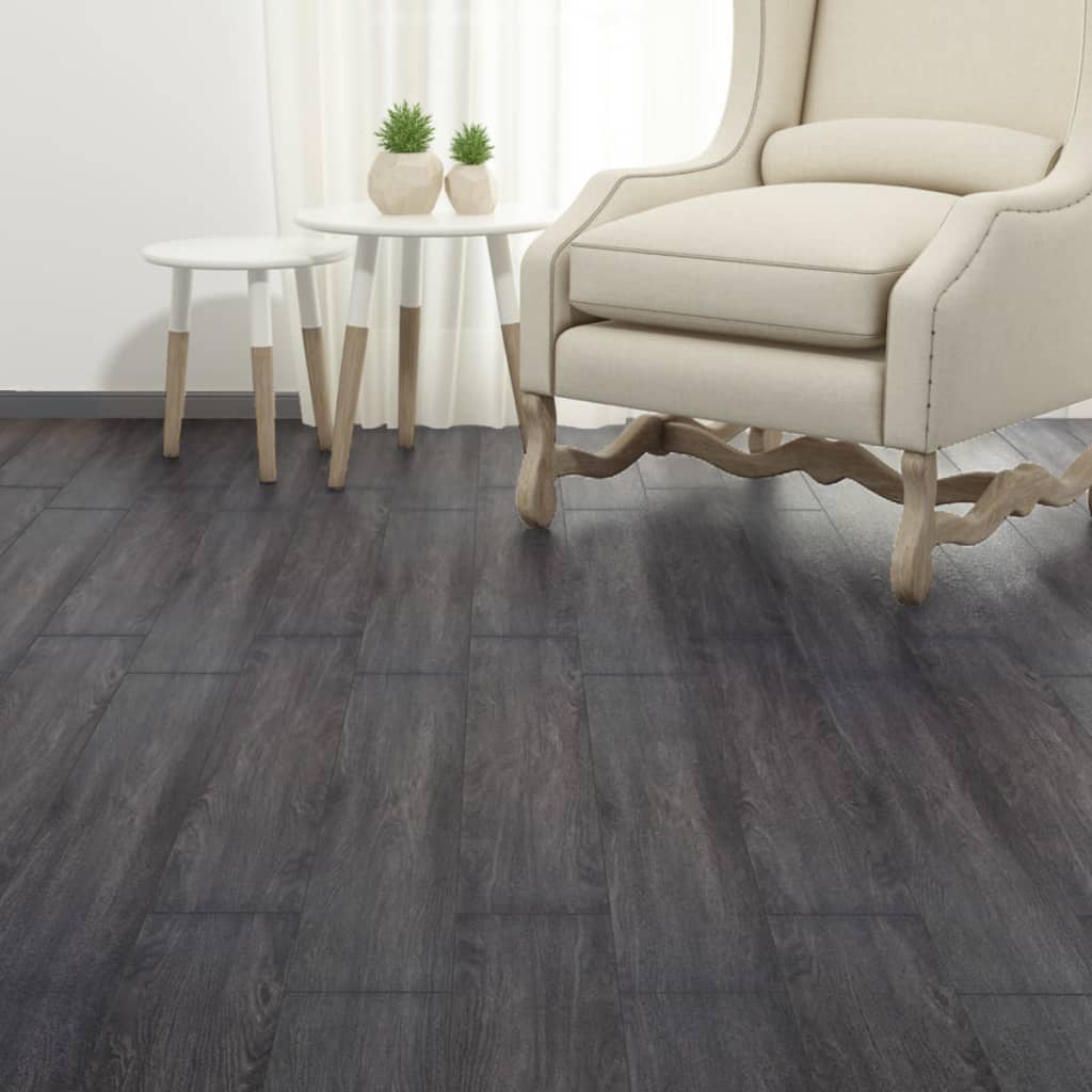 vidaXL Self-adhesive PVC Flooring Planks 5.21 må_ 2 mm Black and White