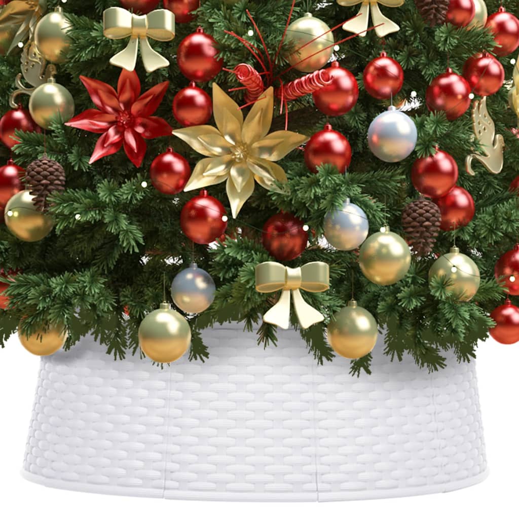 vidaXL Christmas Tree Skirt White Ì÷54x19.5 cm