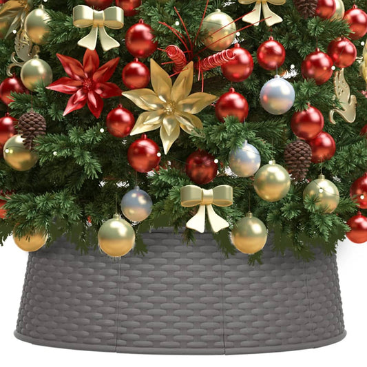 vidaXL Christmas Tree Skirt Brown Ì÷65x19.5 cm