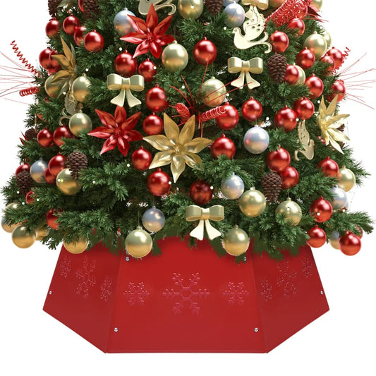 vidaXL Christmas Tree Skirt Red Ì÷68x25 cm