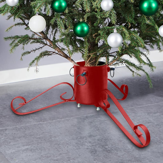 vidaXL Christmas Tree Stand Red 58x58x21 cm