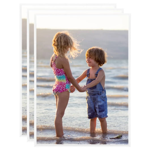 vidaXL Photo Frames Collage 3 pcs for Table White 18x24 cm MDF
