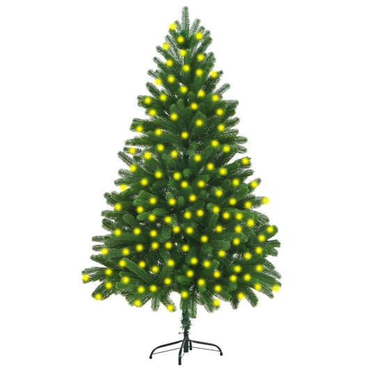 vidaXL Artificial Pre-lit Christmas Tree 210 cm Green