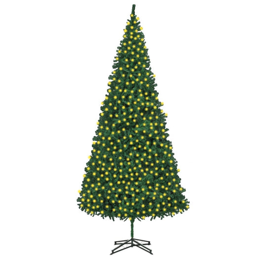 vidaXL Artificial Pre-lit Christmas Tree 500 cm Green
