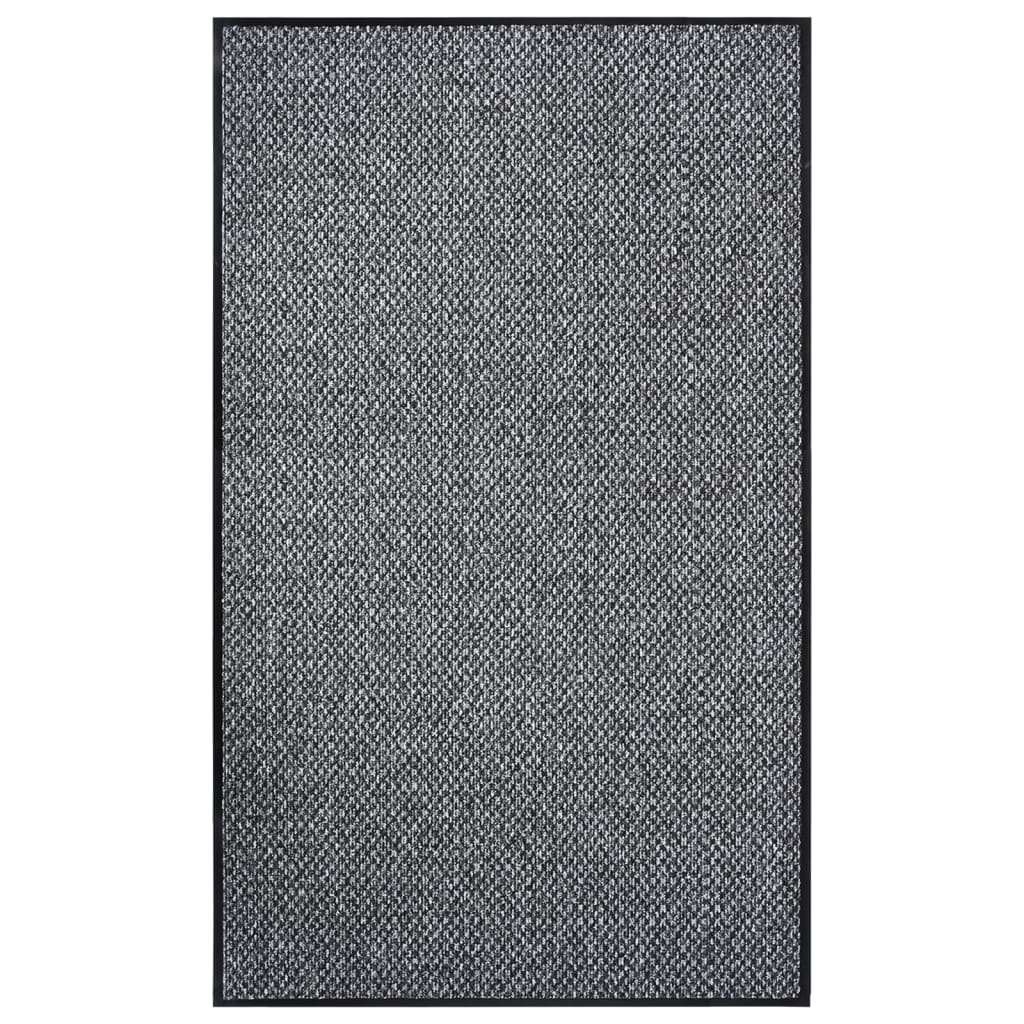 vidaXL Doormat  Grey 90x150 cm