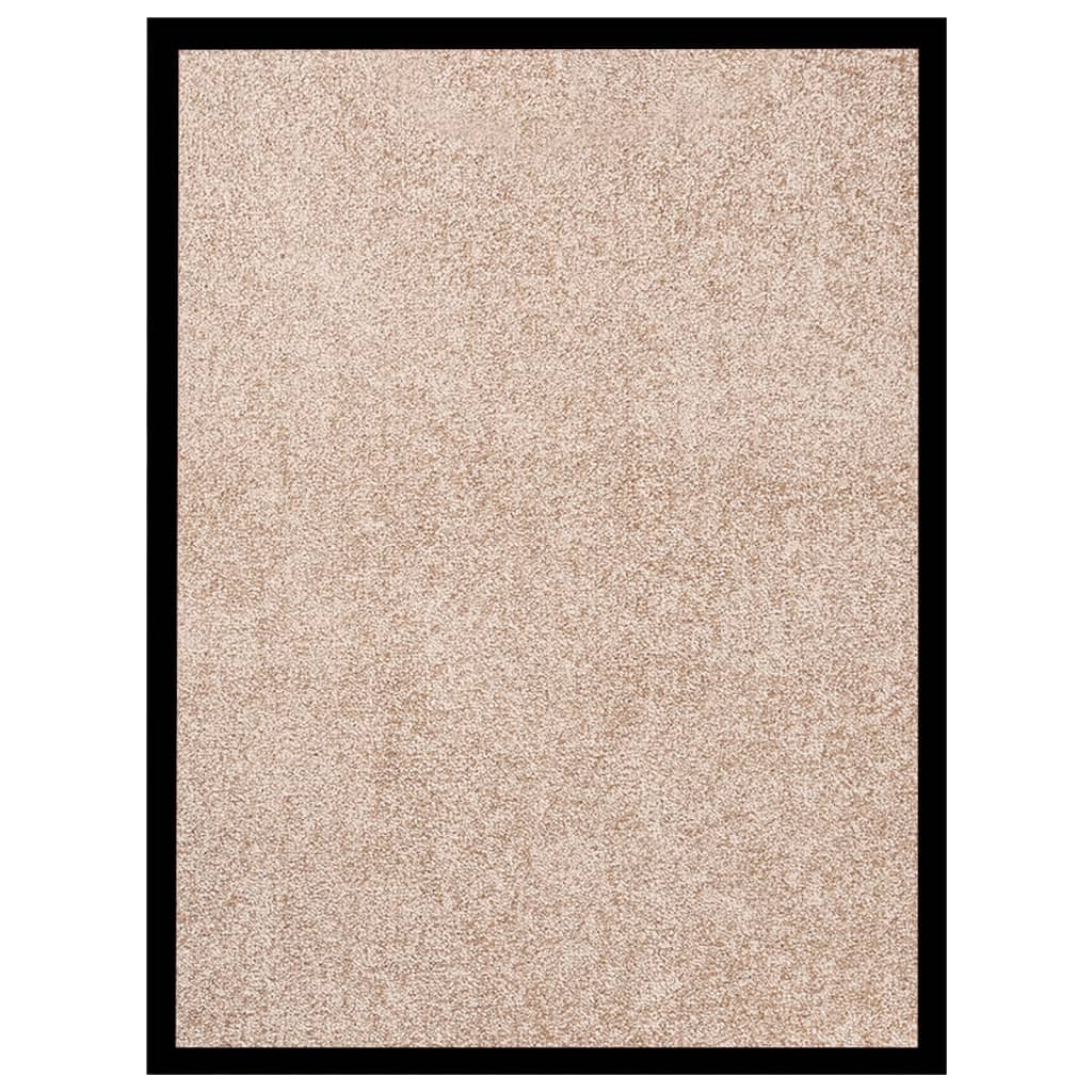 vidaXL Doormat  Beige 60x80 cm
