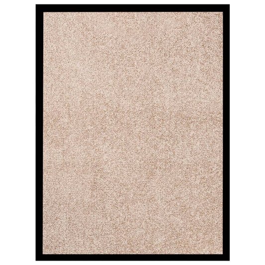 vidaXL Doormat  Beige 60x80 cm