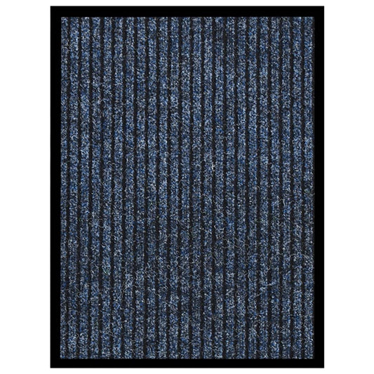 vidaXL Doormat  Striped Blue 40x60 cm