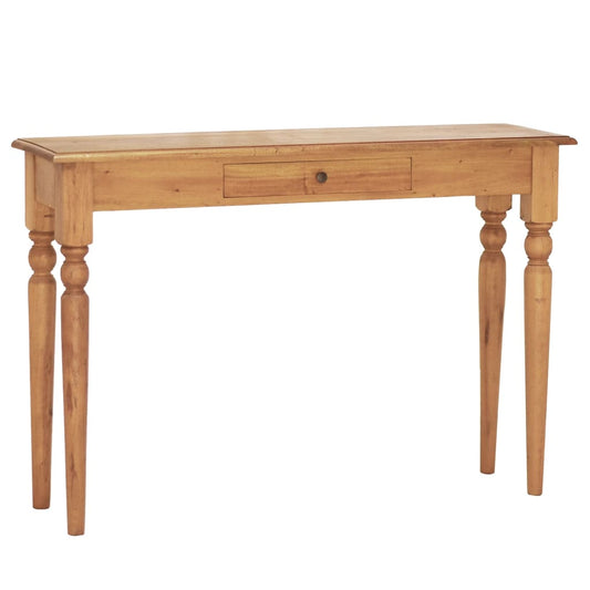 vidaXL Console Table 110x30x75 cm Solid Mahogany Wood