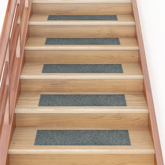vidaXL Self-adhesive Stair Mats Rectangular 15 pcs 76x20 cm Green