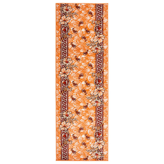 vidaXL Runner Rug BCF Terracotta 100x400 cm