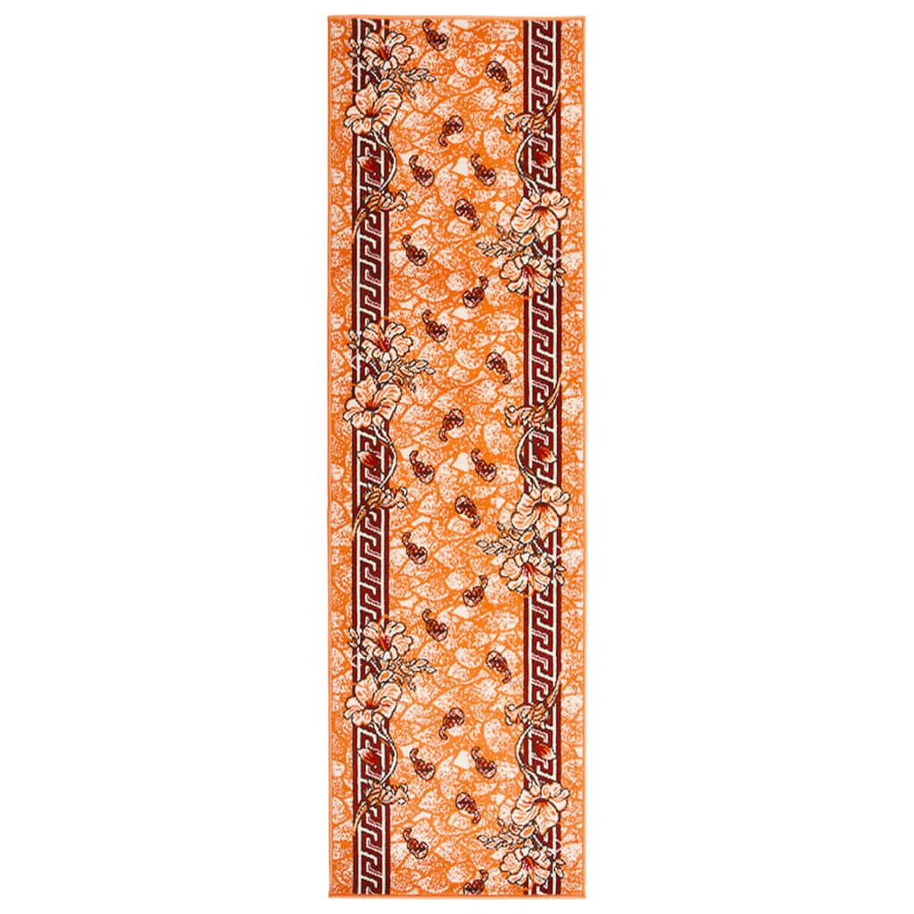 vidaXL Runner Rug BCF Terracotta 100x450 cm