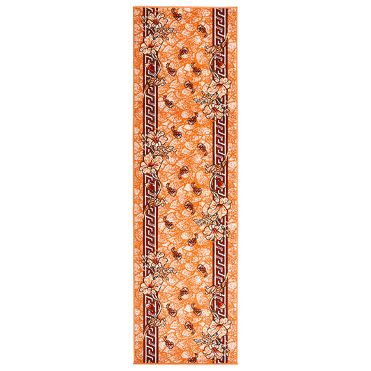 vidaXL Runner Rug BCF Terracotta 100x450 cm