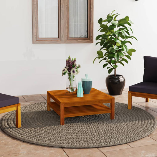 vidaXL Coffee Table 65x65x35 cm Solid Acacia Wood