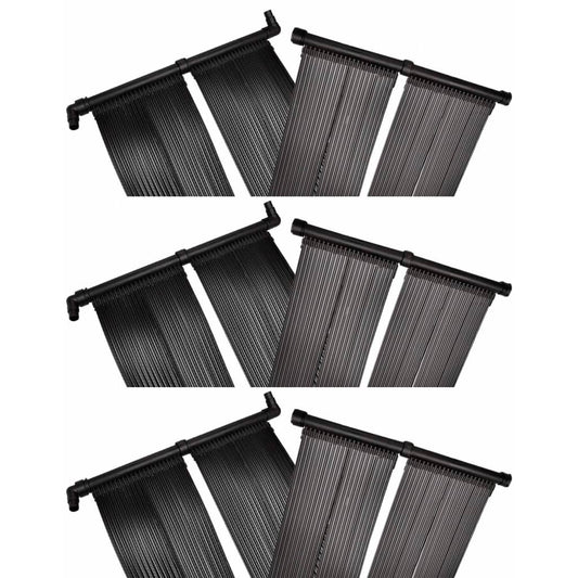 vidaXL Solar Pool Heater Panel 6 pcs 80x620 cm